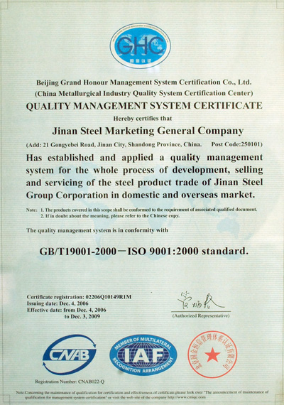 GHC证书